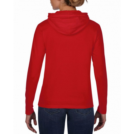 Anvil t-shirt hooded lightweight ls for her - Topgiving