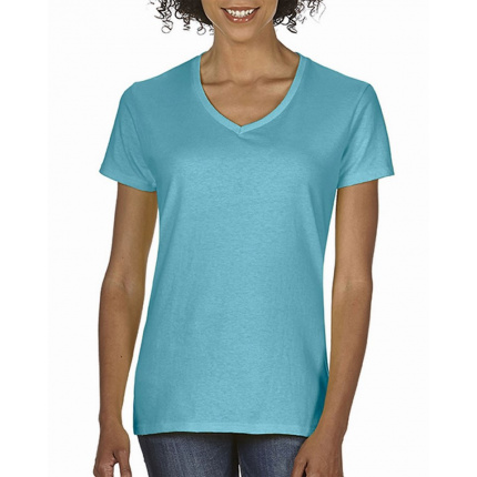 Comcol t-shirt midweight v-neck ss for her - Topgiving