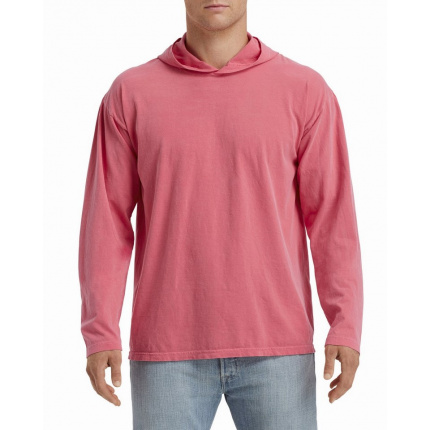 Comcol hooded t-shirt heavyweight ls for him - Topgiving