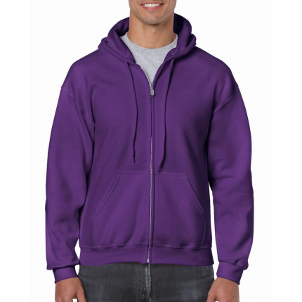Gildan sweater hooded full zip heavyblend for him - Topgiving