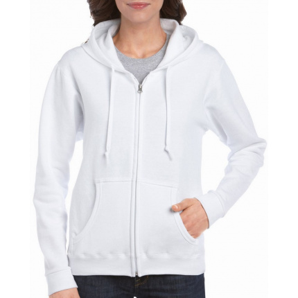 Gildan sweater hooded full zip heavyblend for her - Topgiving
