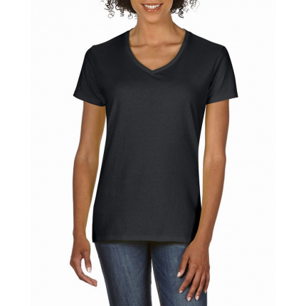 Gildan t-shirt premium cotton v-neck ss for her - Topgiving
