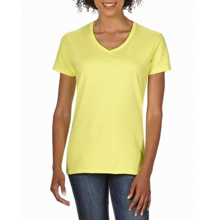Gildan t-shirt premium cotton v-neck ss for her - Topgiving