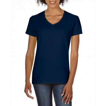 Gildan t-shirt premium cotton v-neck ss for her - Topgiving
