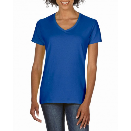 Gildan t-shirt premium cotton v-neck ss for her - Topgiving
