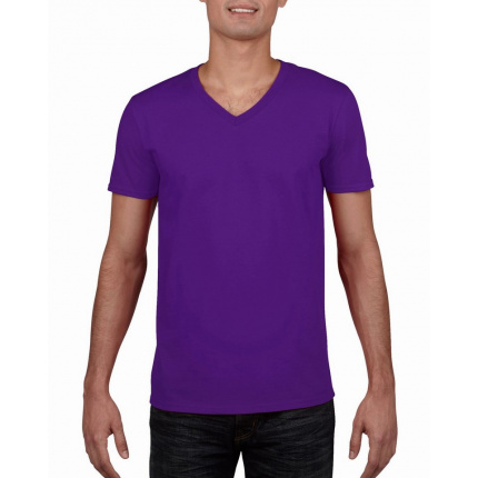 Gildan t-shirt v-neck softstyle ss for him - Topgiving