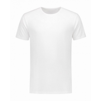 L&s t-shirt crewneck fine cotton elasthan - Topgiving