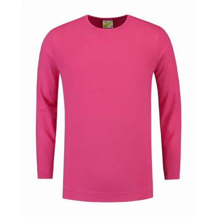 L&s t-shirt crewneck cot/elast ls for him - Topgiving