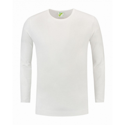 L&s t-shirt crewneck cot/elast ls for him - Topgiving