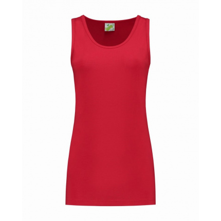L&s tanktop cot/elast for her - Topgiving