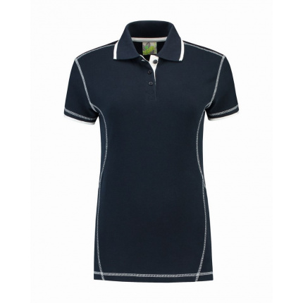 L&s polo flatlock ss for her - Topgiving