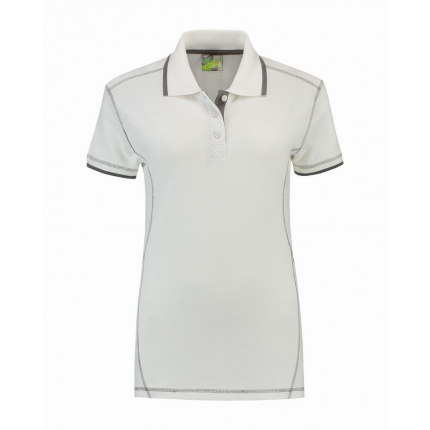 L&s polo flatlock ss for her - Topgiving