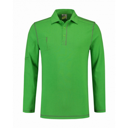 L&s polo flatlock ls - Topgiving