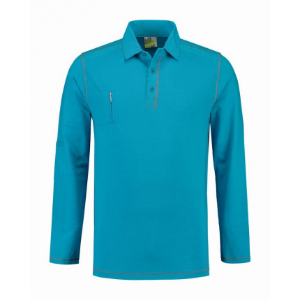 L&s polo flatlock ls - Topgiving