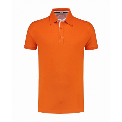 L&s polo contrast cot/elast ss for him - Topgiving
