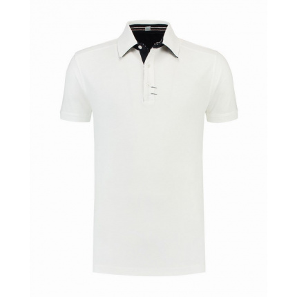 L&s polo contrast cot/elast ss for him - Topgiving