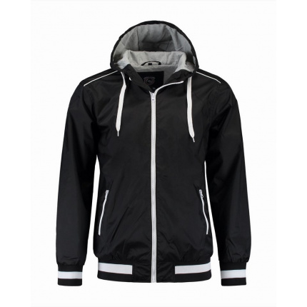 L&s jacket hooded nylon unisex - Topgiving