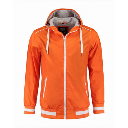 L&s jacket hooded nylon unisex - Topgiving