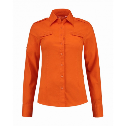 L&s shirt twill ls for her - Topgiving