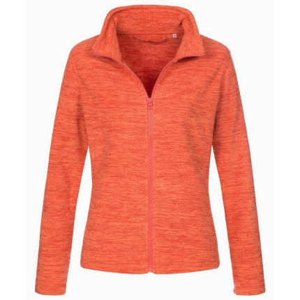 Stedman melange fleece cardigan active for her - Topgiving