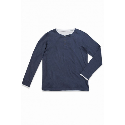 Stedman t-shirt henley luke ls for him - Topgiving