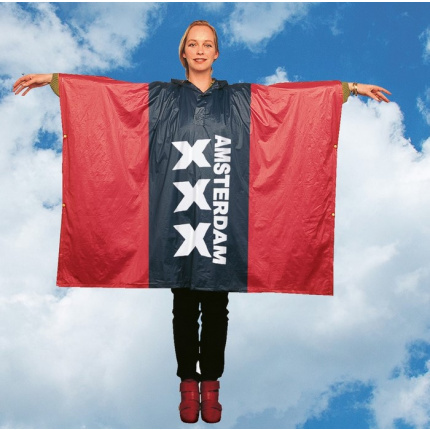 Regen-poncho, gedruckt, pvc, einheitsgrösse - Topgiving