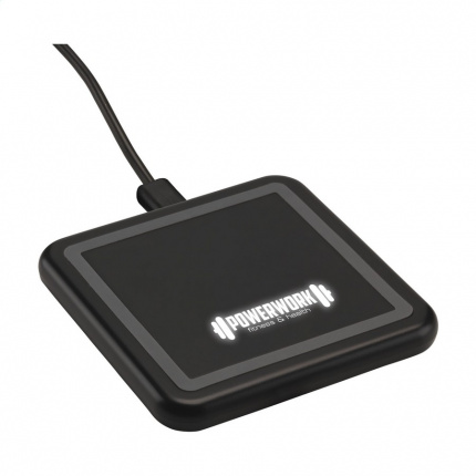 Logoboost wireless kabelloses ladegerät mit beleuchtung - Topgiving