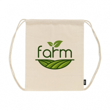 Organic cotton promo rucksack - Topgiving