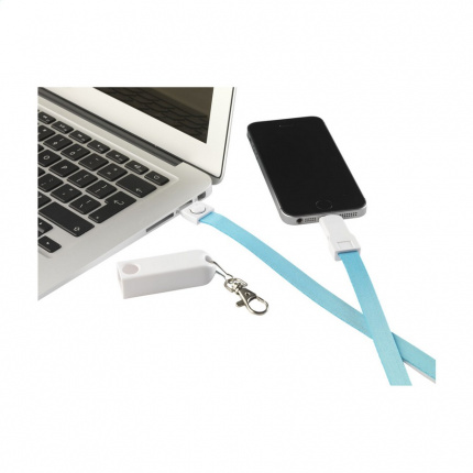 Keycord smartcharger 3-in-1 schlüsselband - Topgiving