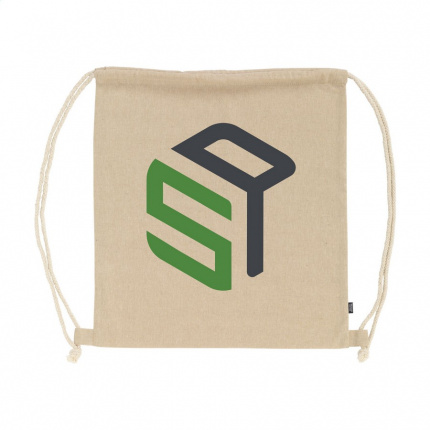 Recycled cotton promobag rucksack - Topgiving