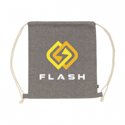 Recycled cotton promobag rucksack - Topgiving