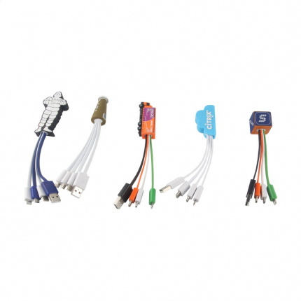 Custom made cable bunch 4-in-1 ladekabel - Topgiving
