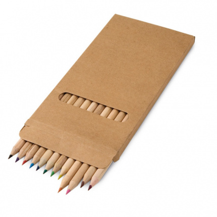 Croco. buntstift schachtel mit 12 buntstiften - Topgiving