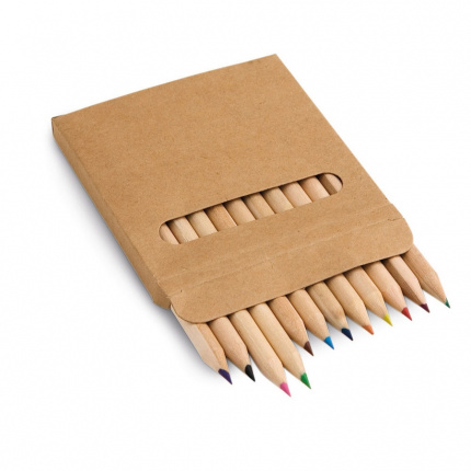 Coloured. buntstift schachtel mit 12 buntstiften - Topgiving