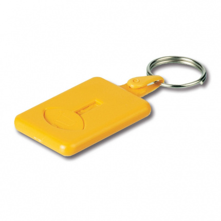 Bus. schlüsselanhänger mit einkaufschip - Topgiving