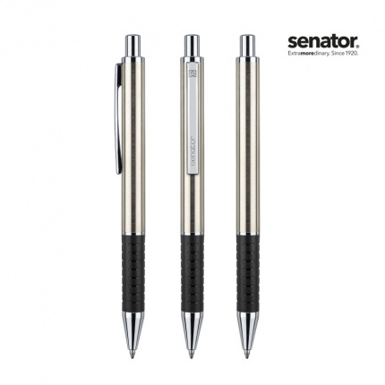 Senator star tec steel druckkugelschreiber - Topgiving