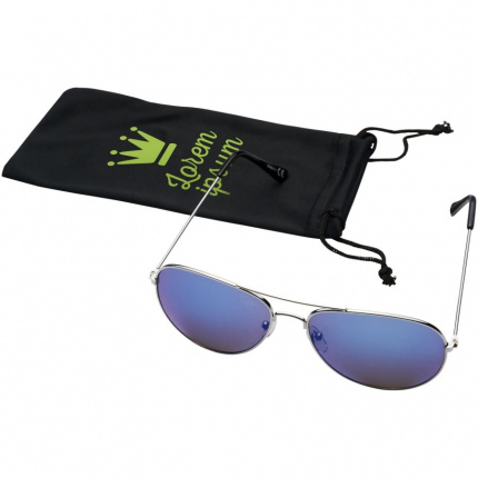Aviator Sonnenbrille mit farbigen Spiegelgläsern - Topgiving