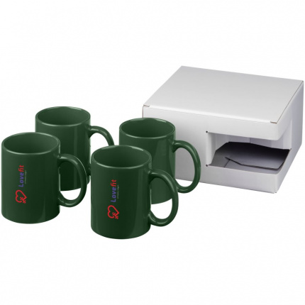 Ceramic Geschenkset mit 4 Bechern - Topgiving
