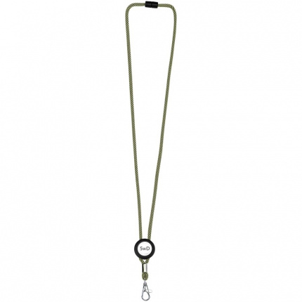 Hagen zweifarbiges Lanyard mit verstellbarem Einsatz - Topgiving