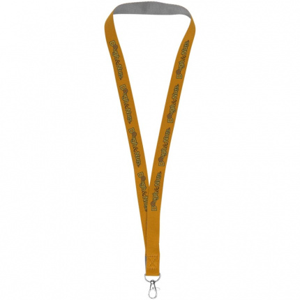 Aru zweifarbiges Lanyard mit Klettverschluss - Topgiving