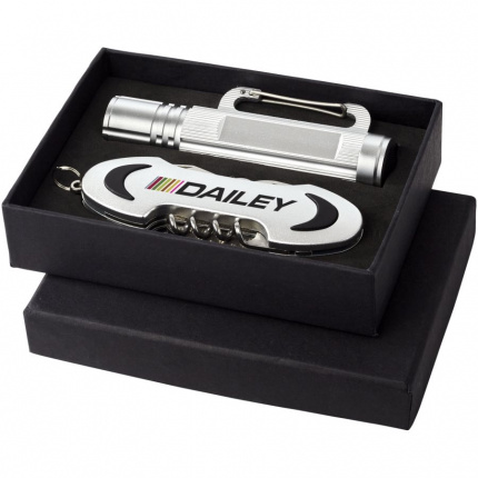 Ranger Taschenmesser und Taschenlampe - Geschenkset - Topgiving