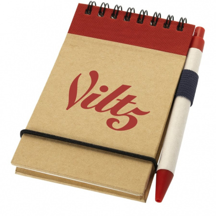 Zuse A7 Recycling Notizblock mit Stift - Topgiving