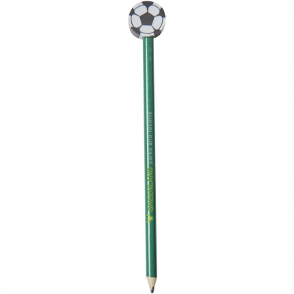 Goal Bleistift mit Radierer in Fußballform - Topgiving