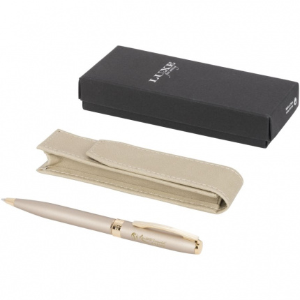 Pearl Geschenkset mit Stift und Beutel - Topgiving