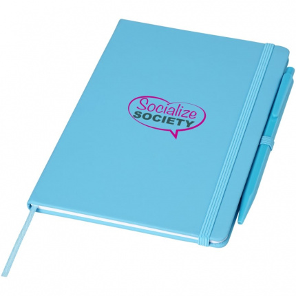 Prime mittelgroßes Notizbuch mit Stift - Topgiving