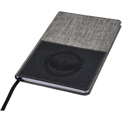 Mera RPET A5 Notizbuch mit Fronttasche - Topgiving