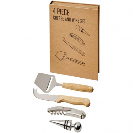 Reze 4-teiliges Wein- und Käse-Geschenkset - Topgiving