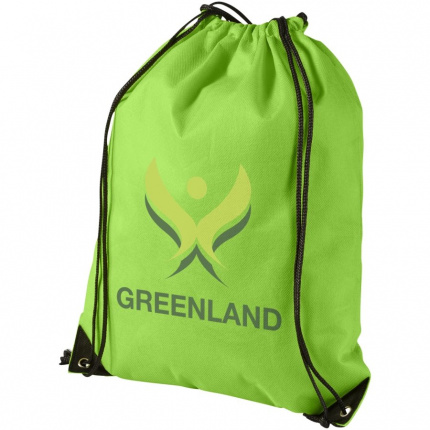 Evergreen Premium Non Woven Sportbeutel - Topgiving
