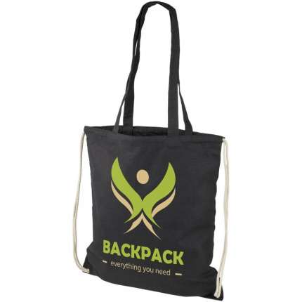 Eliza 240 g/m² Baumwolle Kordelzug Rucksack - Topgiving