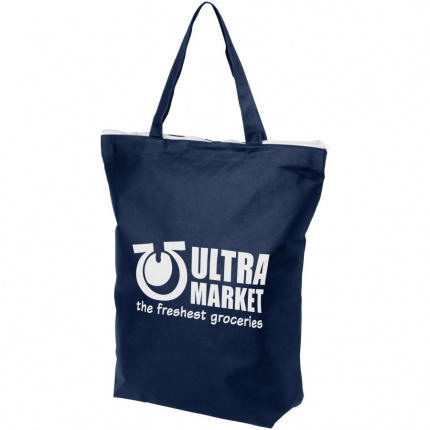 Privy NonWoven Tragetasche mit Reißverschluss und kurzem Griff - Topgiving